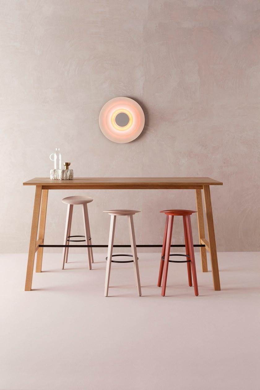 Crassevig Высокий табурет из массива дерева Beret sun-id-1391297 - Вид №1