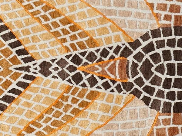 Deirdre Dyson Прямоугольный коврик ручной работы Mosaic 58 - Вид №1