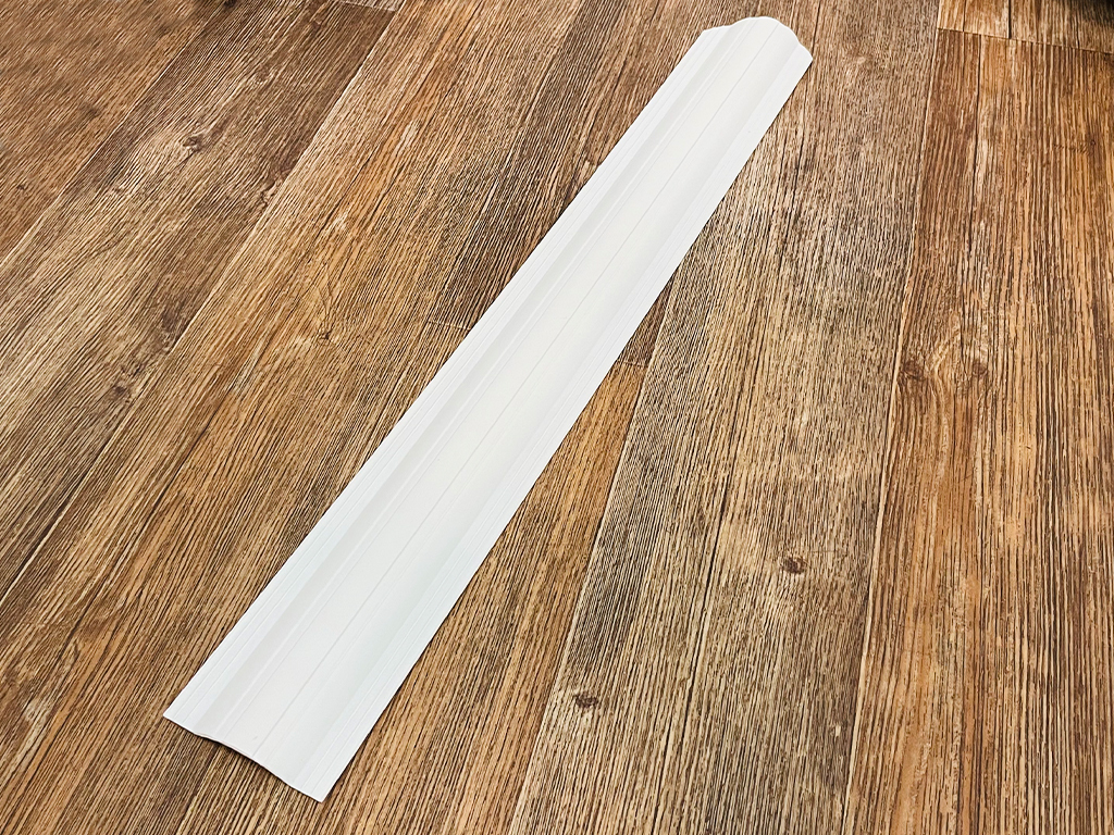 Штакетник пластиковый белый ГеоПластБорд GPBST-161