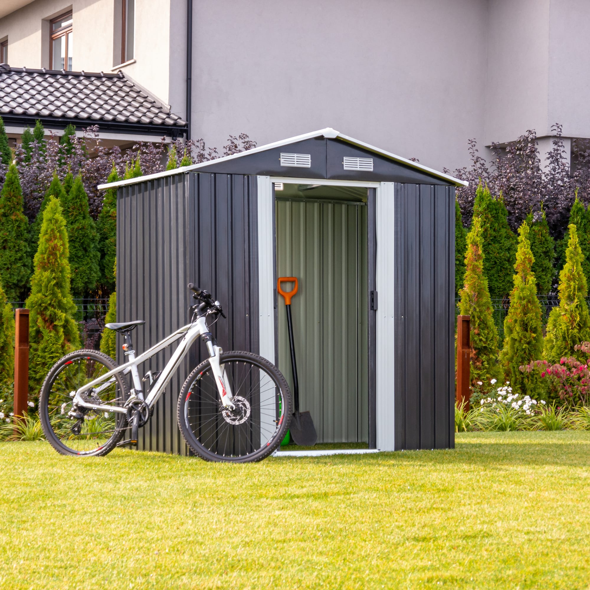 84759918 Хозблок металлический 1.25x1.95x1.97 см Santreyd  - Вид №6