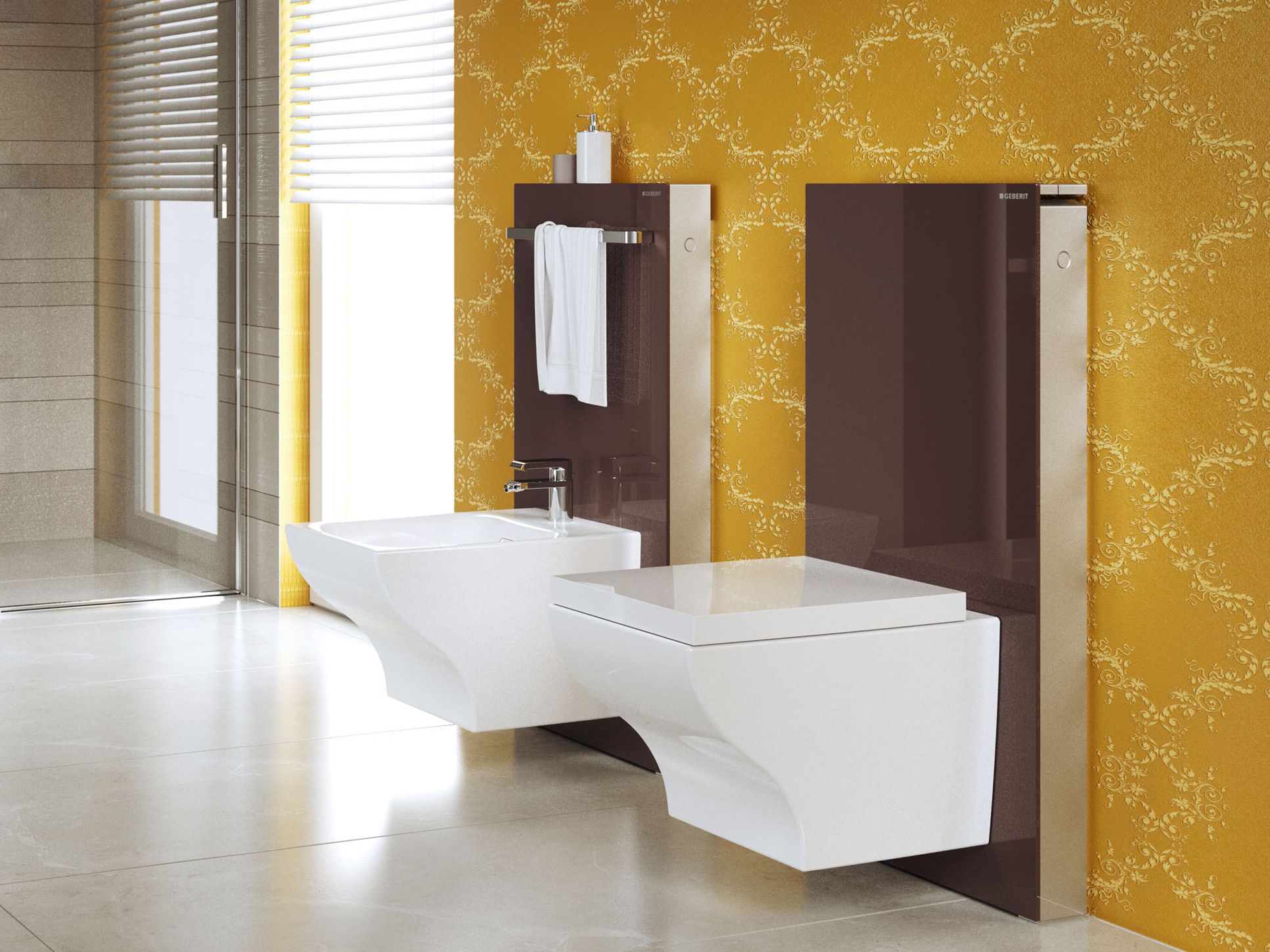 Санитарный модуль для биде Geberit ARCH-00125518 - Вид №1