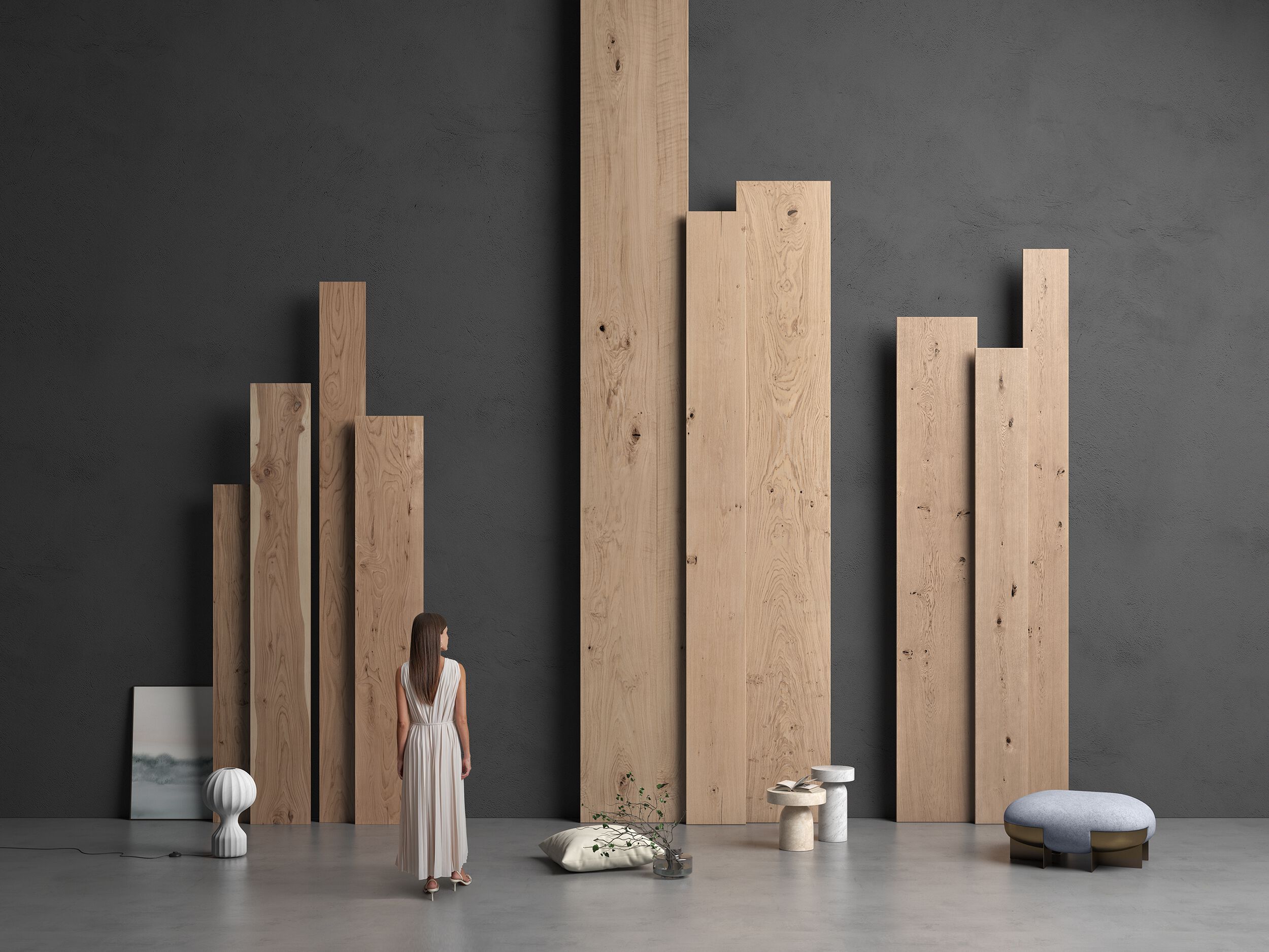 Деревянный пол CP Parquet большие размеры ARCH-00010972 - Вид №3