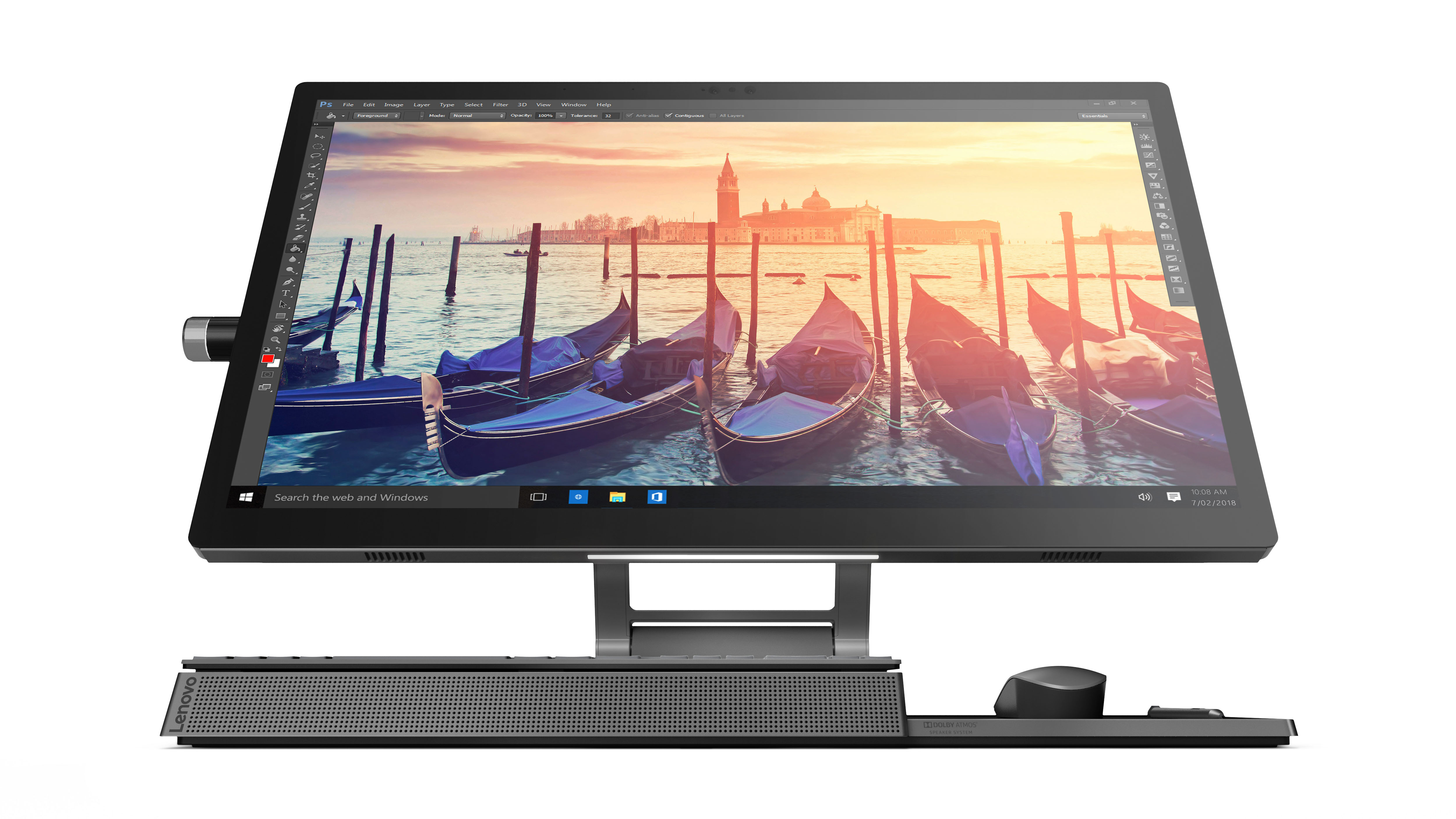 F0E5003URK yoga a940-27icb 27"(3840x2160)/touch/intel core i7 9700(3ghz)/16384mb/1000+512ssdgb/nodvd/ext:amd radeon rx 560(4096mb)/bt/wifi/war 1y/14.5kg/iron grey/w10 + wireless kb and mouse, pen Lenovo Santreyd  - Вид №9
