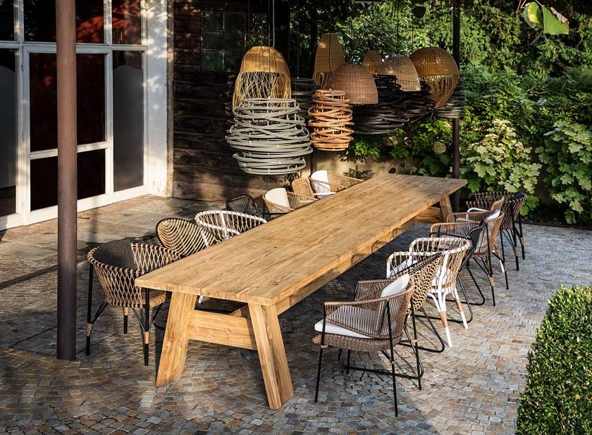 cbdesign Прямоугольный садовый стол из тика King P0098/99/100/101/107 - Вид №3