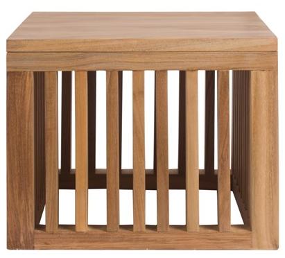 Il Giardino di Legno Квадратный садовый столик из тика Code Code0489 - Вид №1