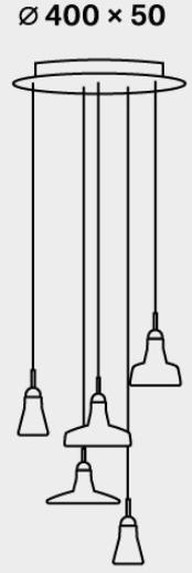 BROKIS Подвесной светильник из дутого стекла с диммером Shadows Pc894-95-96-97 - Вид №34