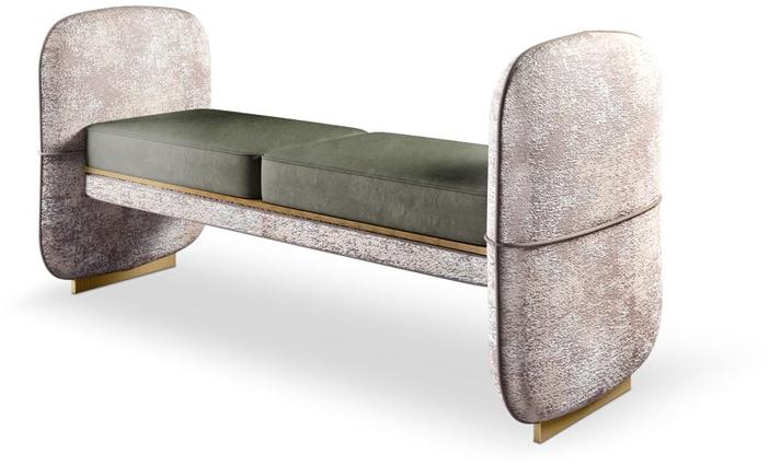 Porustudio Мягкая скамья из ткани Tennessee sun-id-1406778 - Вид №1