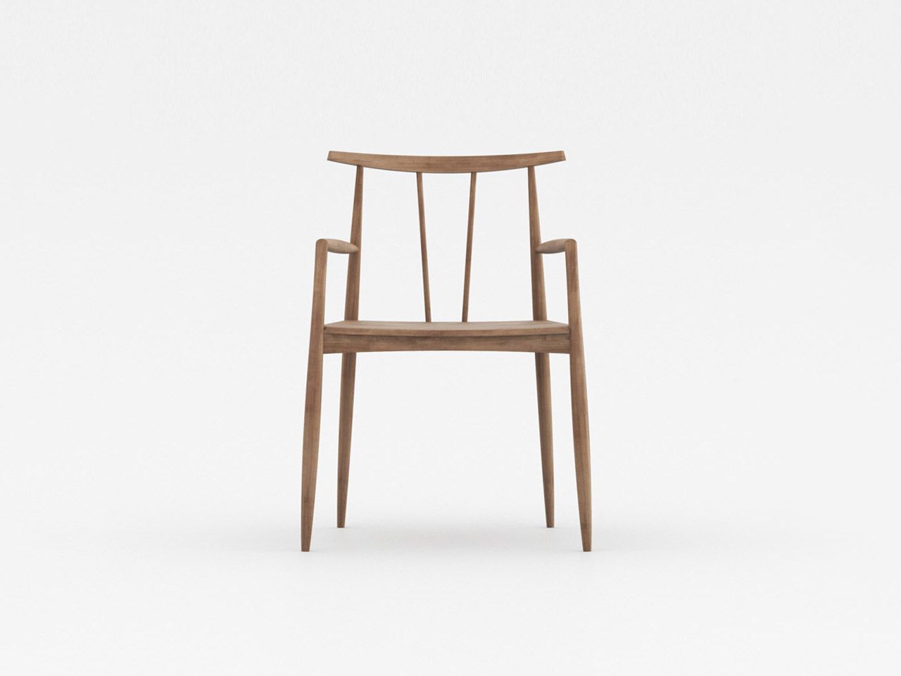 Стул из массива дерева с подлокотниками Air Division ARCH-00023977 - Вид №4