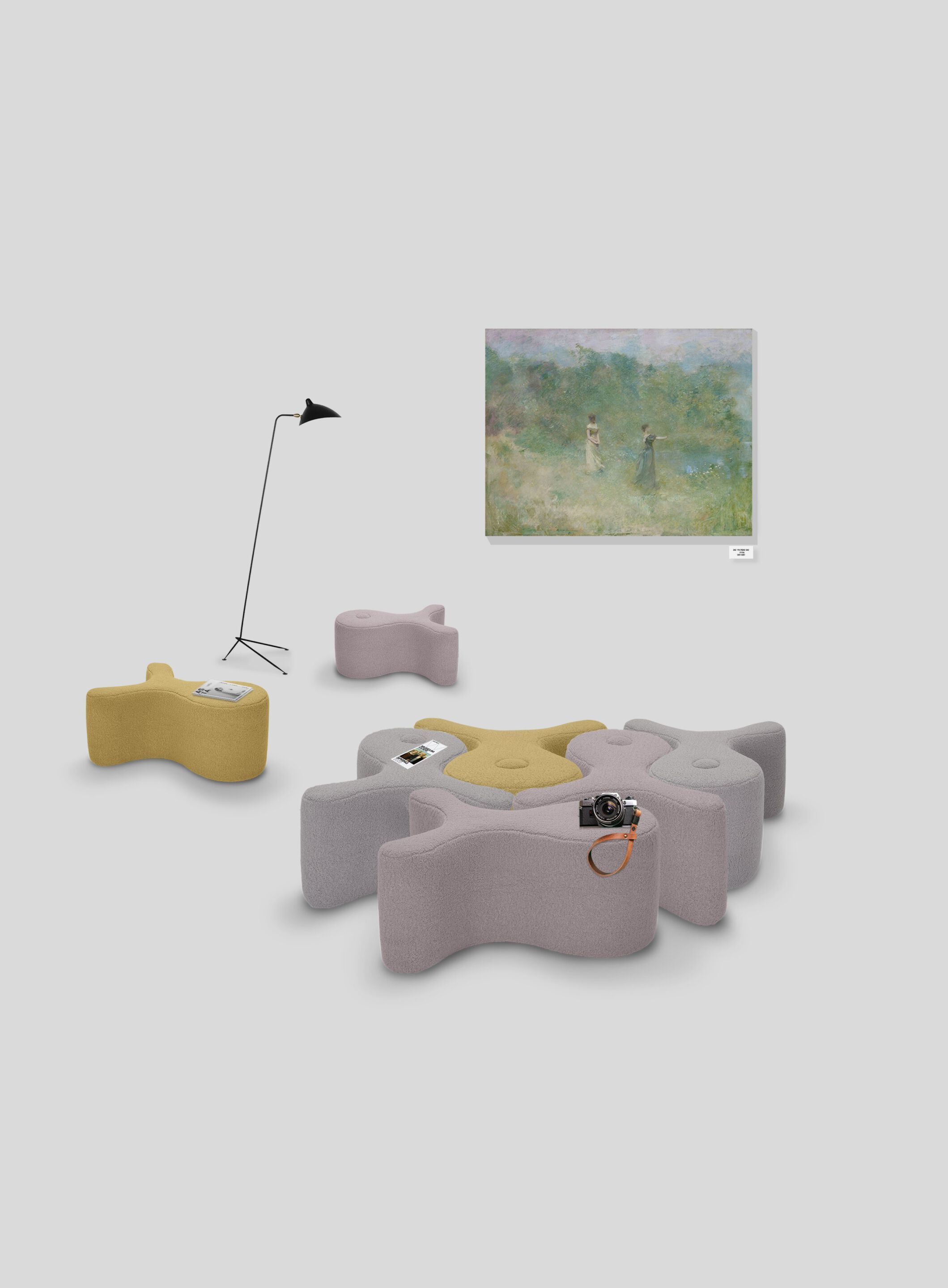 Ткань пуф Adrenalina Fisk ARCH-00007051