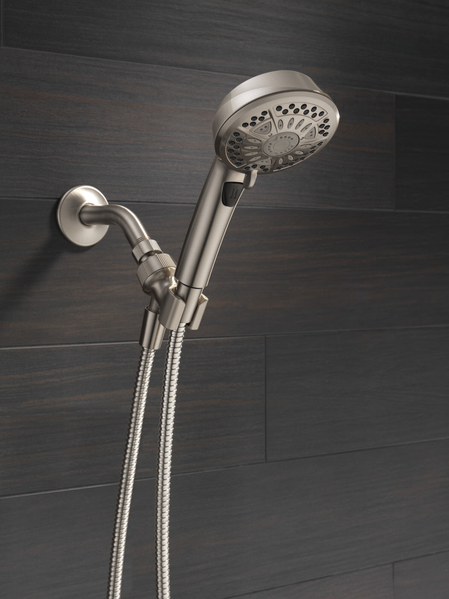 75601SN 7 Настройка ручного душа Delta Faucet Universal Showering Матовый никель Spotshield  - Вид №10