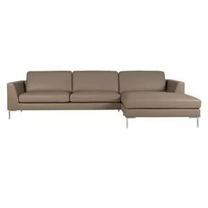 Диван угловой Ohio, правосторонний, светло-серый