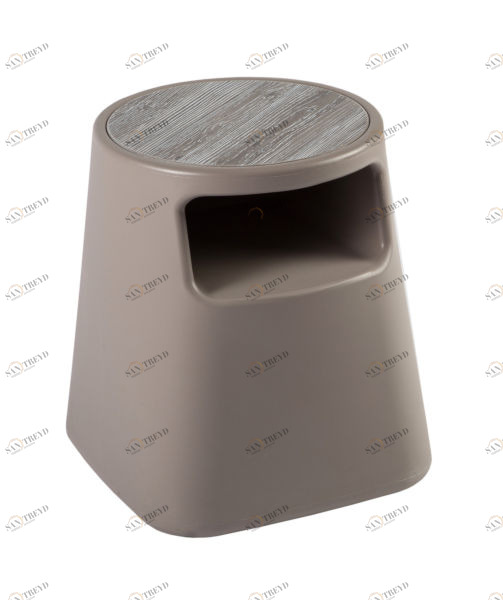 Прикроватная тумбочка дизайнерская серая Tuffy DORELAN ДЛЯ ЖИЗНИ 012057 Серый 