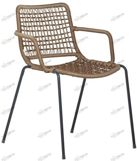 Potocco Стул из стали с подлокотниками Egao 037/pbr