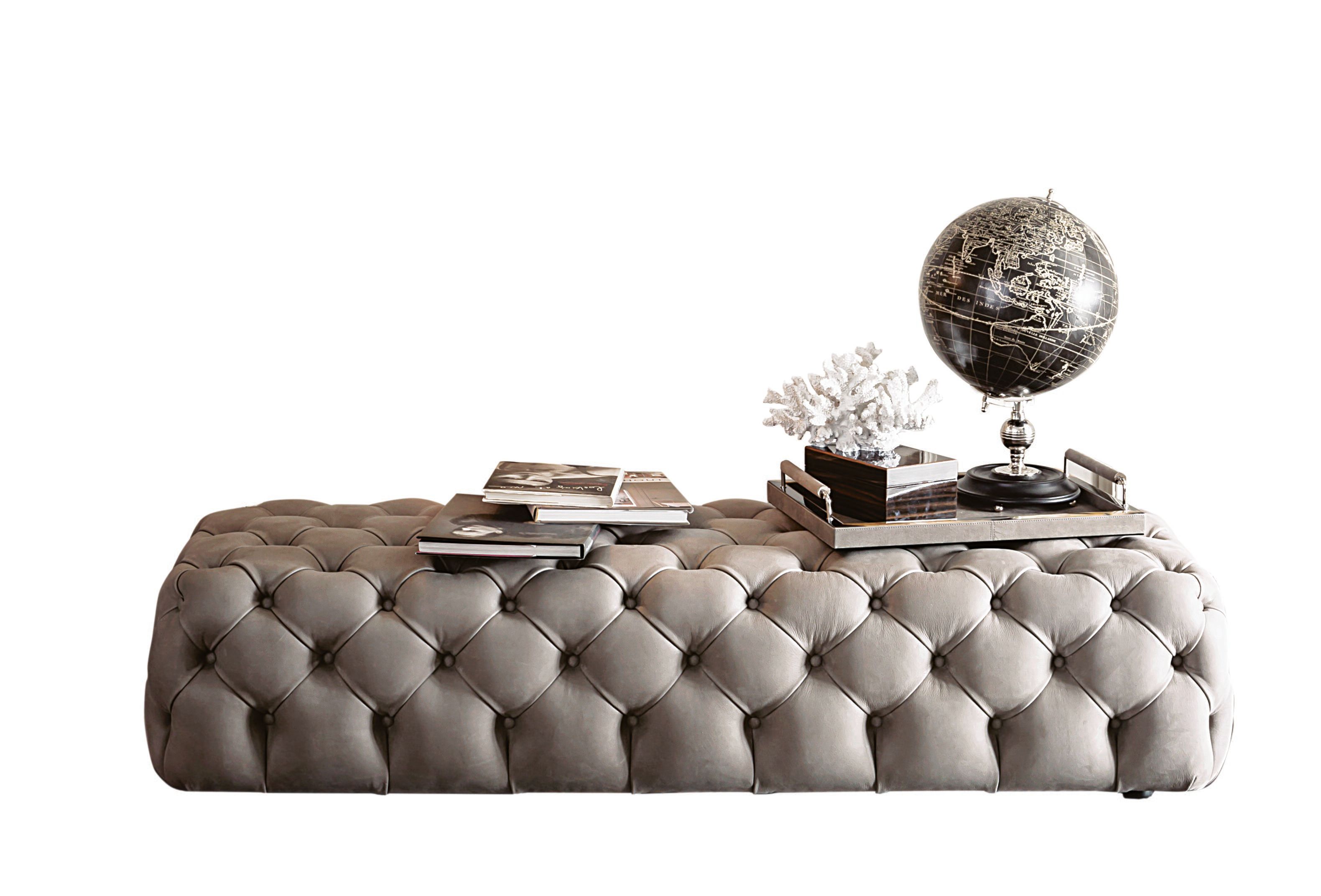 Квадратный кожаный пуф с Капитоном Casamilano HYATT 120 ARCH-00043156 - Вид №1