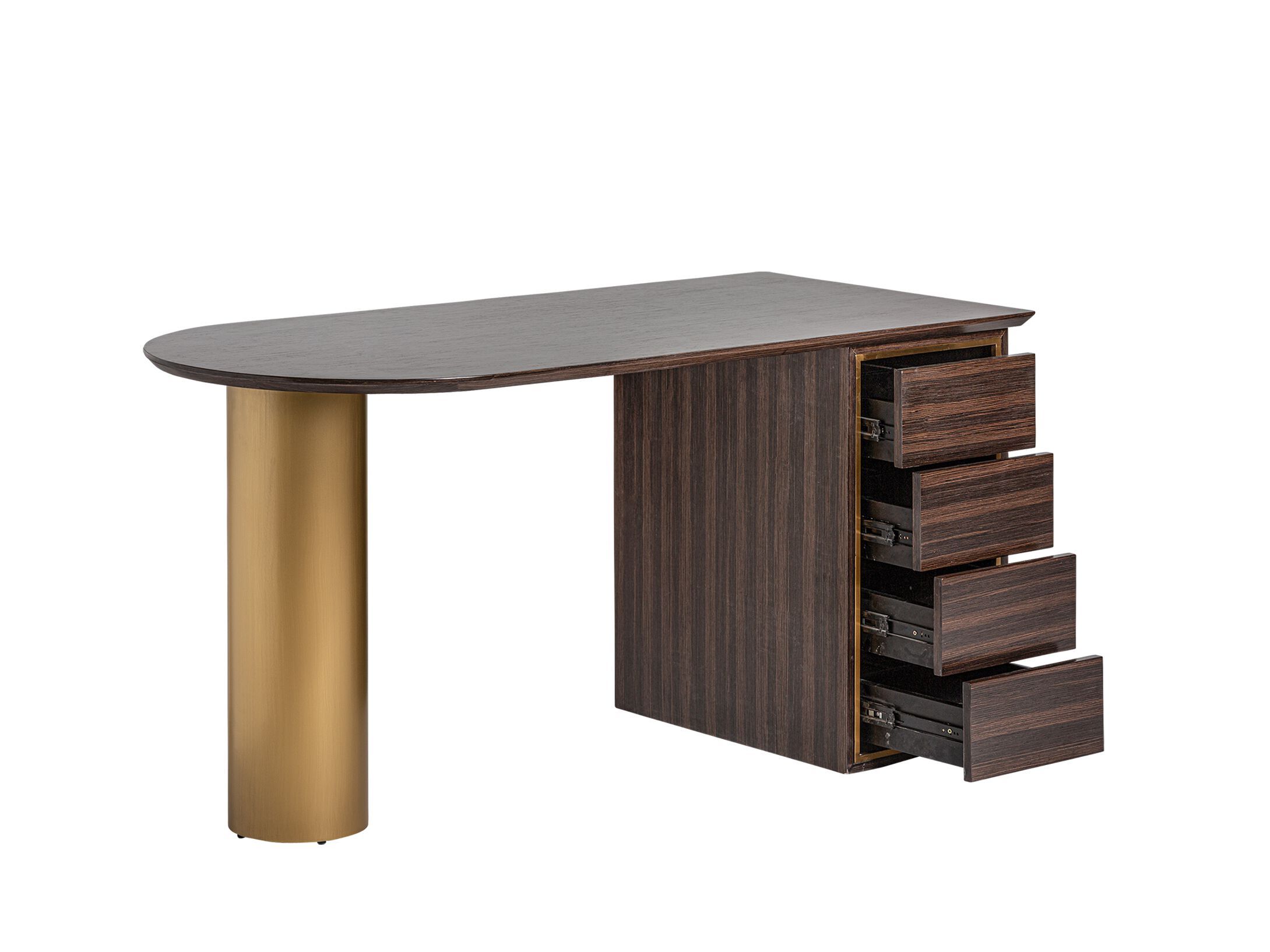 Стальной и деревянный стол с ящиками Vical Home CHEB ARCH-00138013 - Вид №2