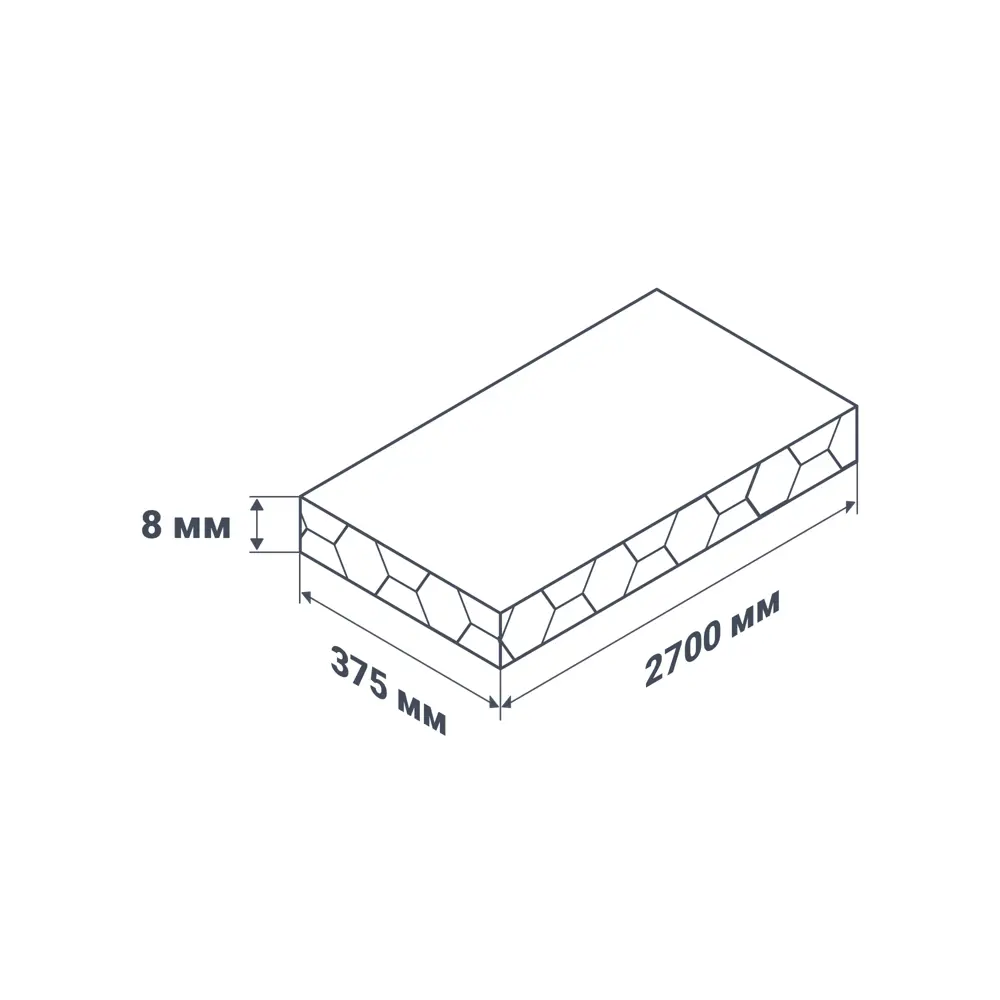 Стеновая панель ПВХ Брис бежевый 2700x375x8 мм 1 м² 81933858 STLM-2199622 VENTA  - Вид №3