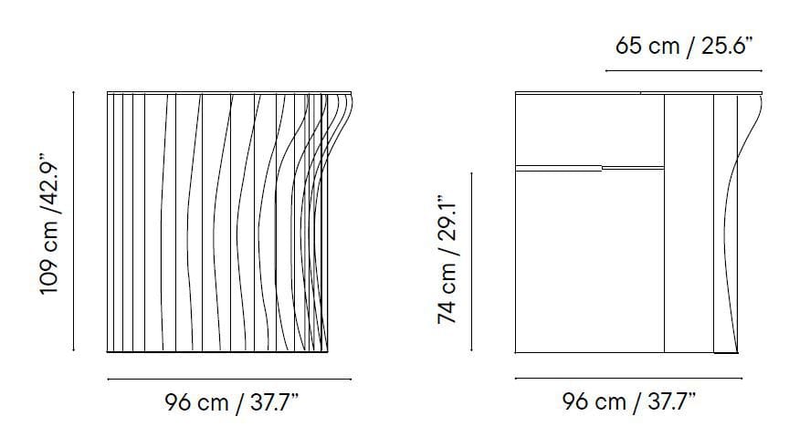 Стальная барная стойка с порошковым покрытием iSimar Riviera ARCH-00128549 - Вид №3