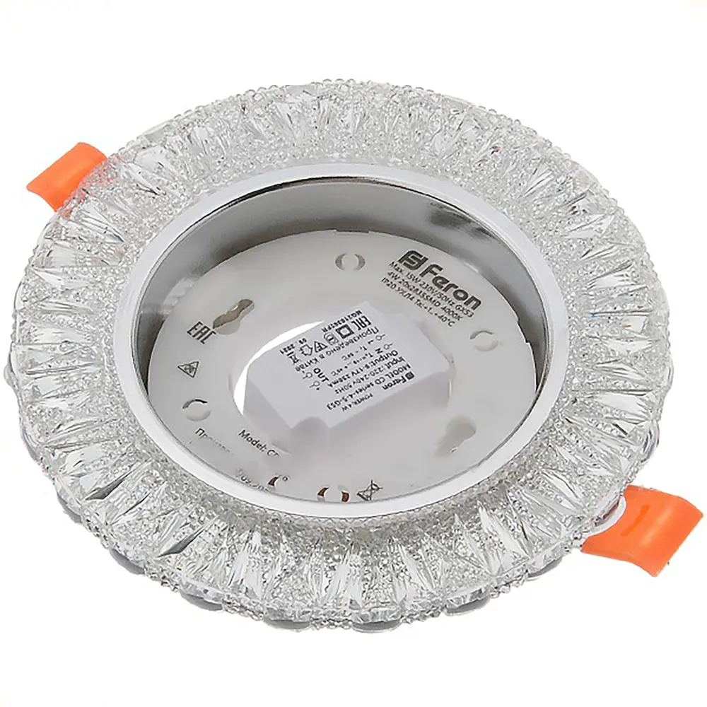 Feron Bright CD4023 - встраиваемый точечный светильник с хромированной отделкой 89419402 STLM-1569862