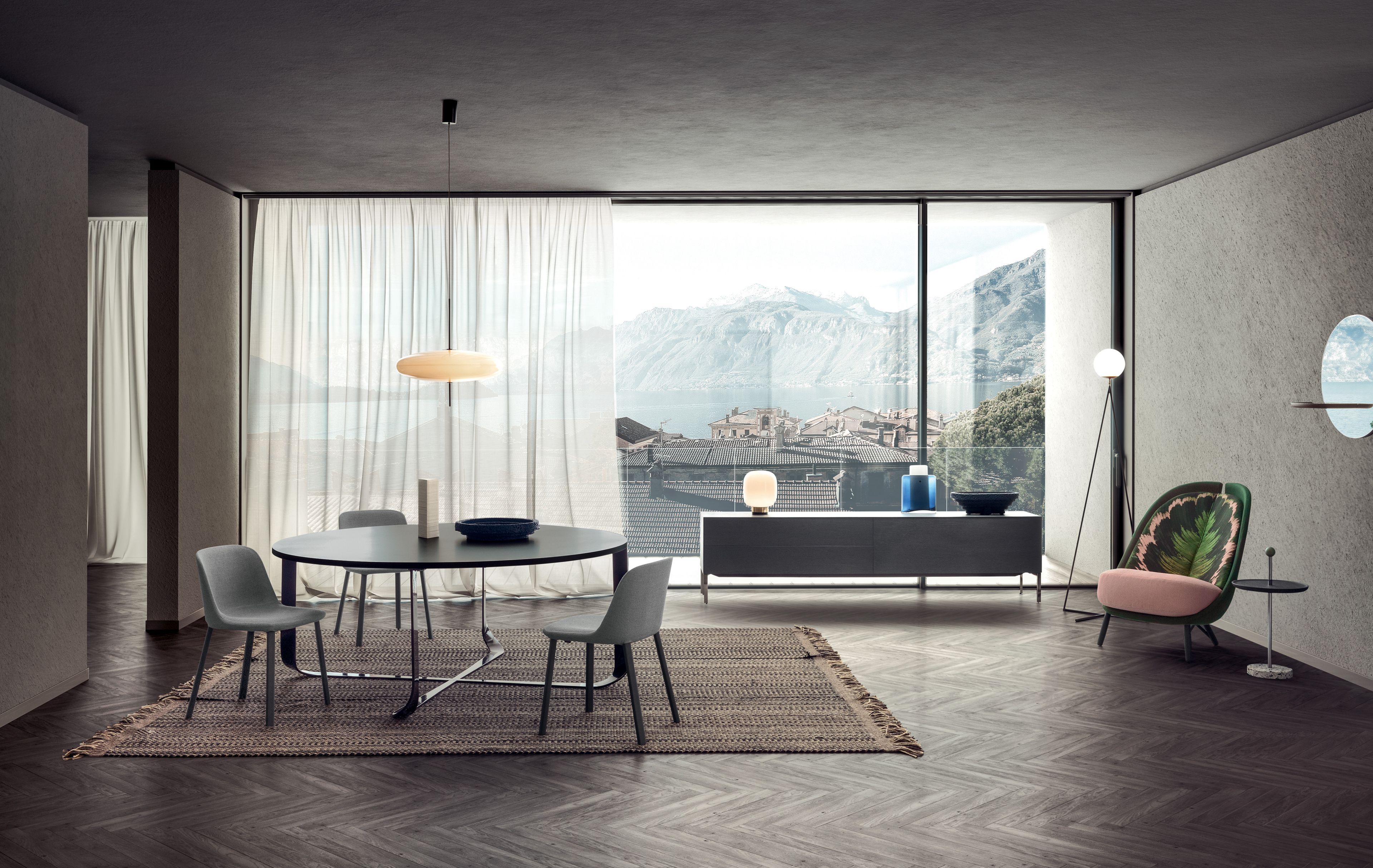 Круглый деревянный стол Pianca CONFLUENCE ARCH-00097771 - Вид №2