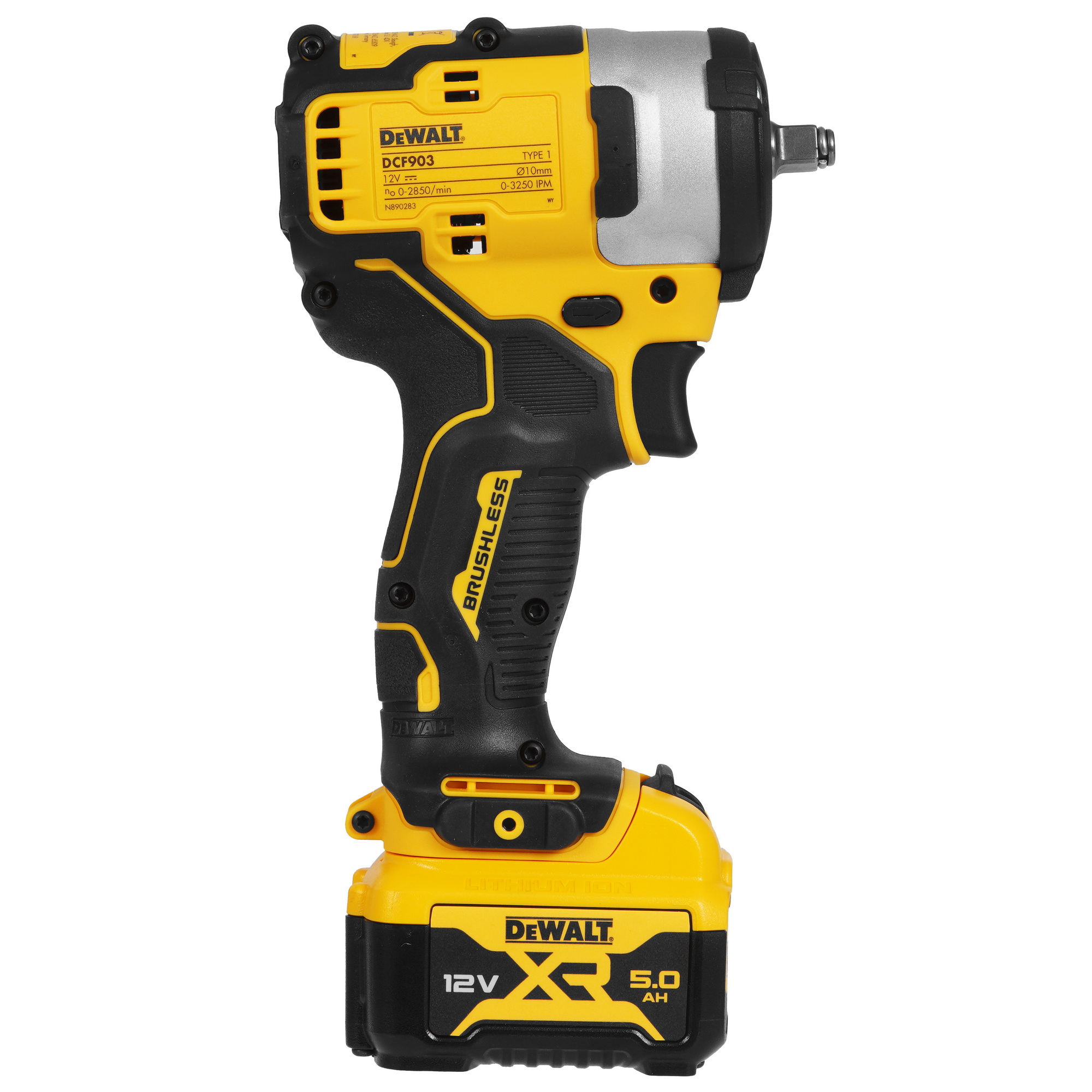 Гайковерт DeWalt DCF903P1 XR 10.8/12V 5437834 STDN-0059415 - Вид №2