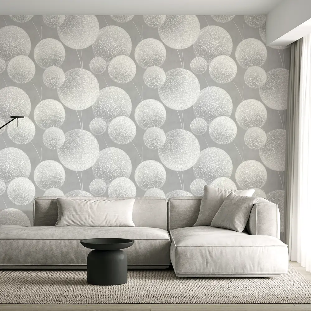 Обои флизелиновые Wall Decor Элис серые 1.06 м 75240-41 89378485 STLM-2055003 - Вид №3