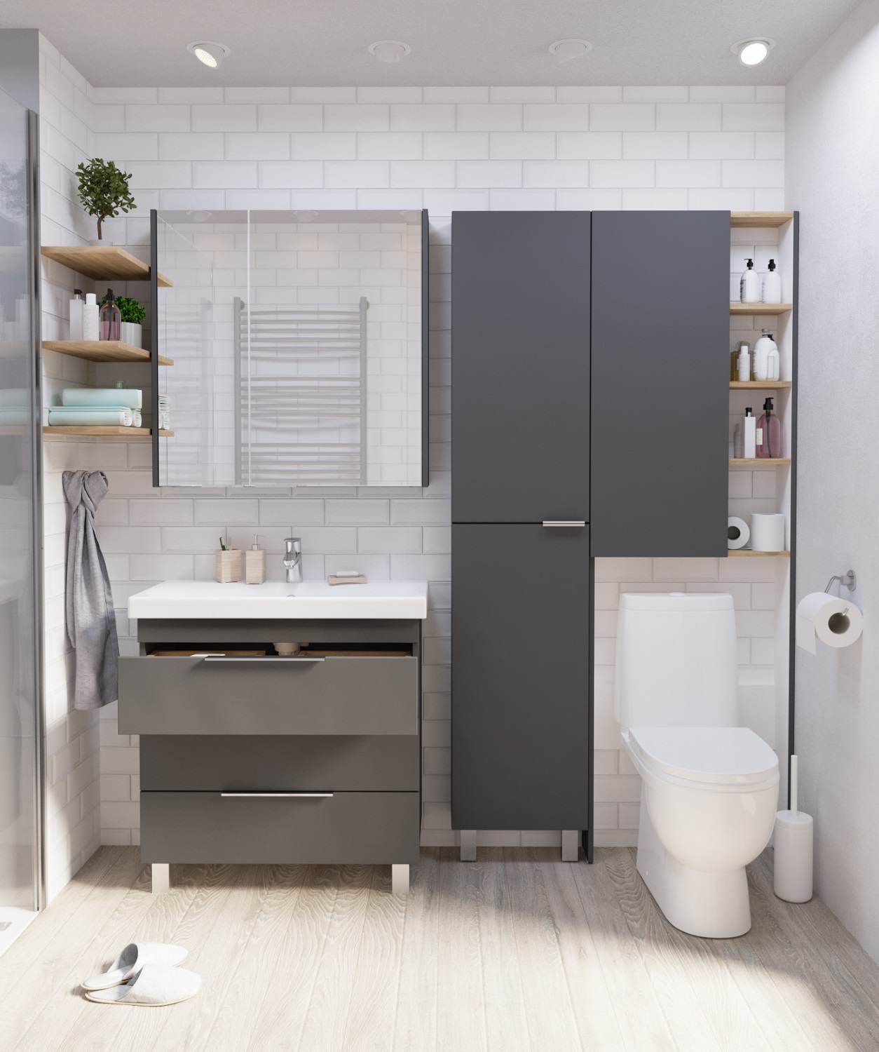 У92547 Тумба Gaula 80Н 3я Black 1 Marka Gaula  - Вид №4