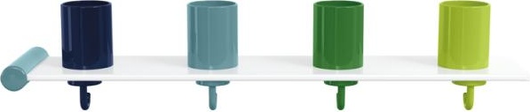 800.03.410 Набор удлинителей для держателей зубных щеток с крючком, 4 места HEWI Kids - Вид №3