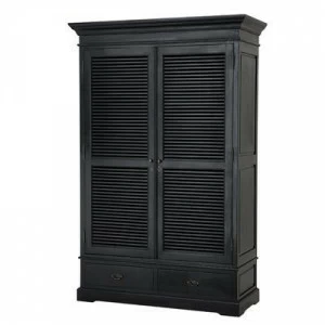 Шкаф двухдверный черный Lausanne от Eichholtz EICHHOLTZ EICHHOLTZ 062482 Черный