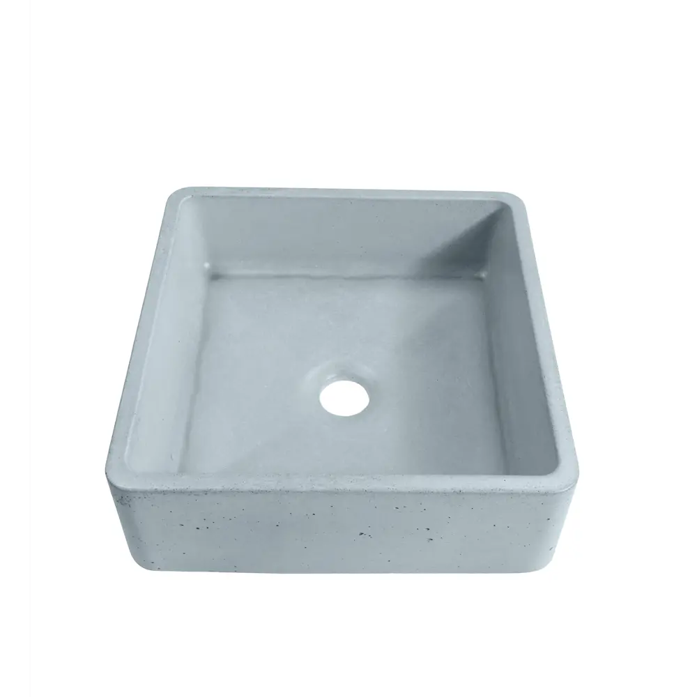 Раковина Square накладная 36x36 см цвет серый матовый Santreyd STLM-2077411