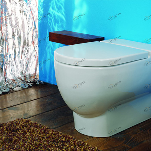 1301101FI002 Приставной унитаз напольный Белый  One Classic Италия Santreyd