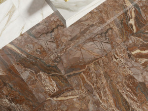 Пол / керамогранит с мраморным эффектом