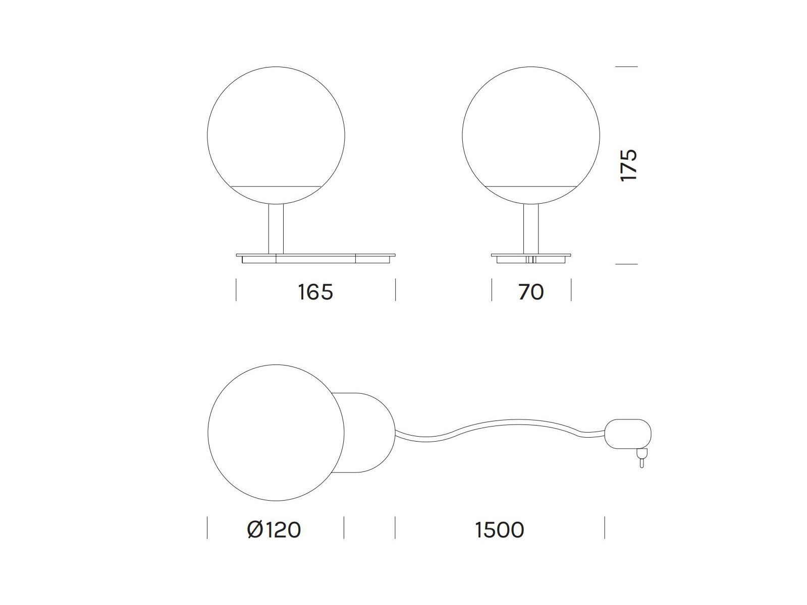 Алюминиевая светодиодная настольная лампа с диммером Olev La Pelletta ARCH-00070635 - Вид №6