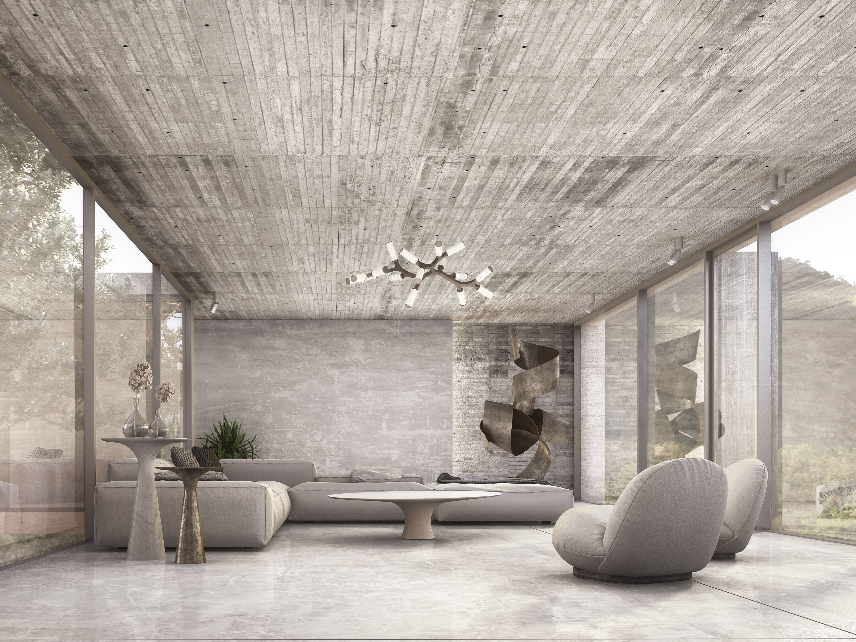 Журнальный столик из натурального камня Alinea Design Objects Angelo M ARCH-00040736 - Вид №4