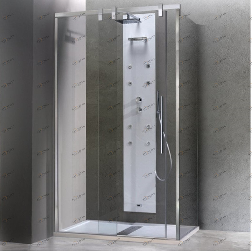 Душевой уголок Wing W01 160x80 см Karolitalia BLUBLEUWING01160X80