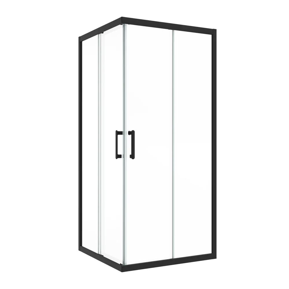 Комплект стекол для душевой ширмы Sensea Easy 80x80 см прозрачное стекло цвет профиля на выбор 88103662 STLM-2135993 - Вид №3