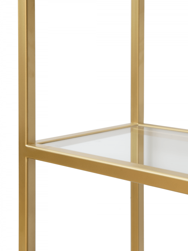 Стеллаж металлический золото "Восток" FOR MISS  263951 Золото  - Вид №3