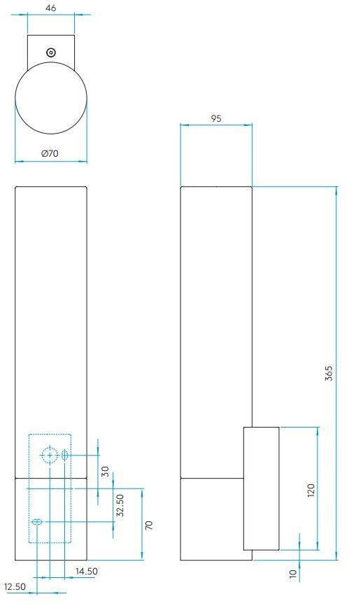 Astro Lighting Настенный светильник из цинка и стекла Kyoto sun-id-1509017 - Вид №17