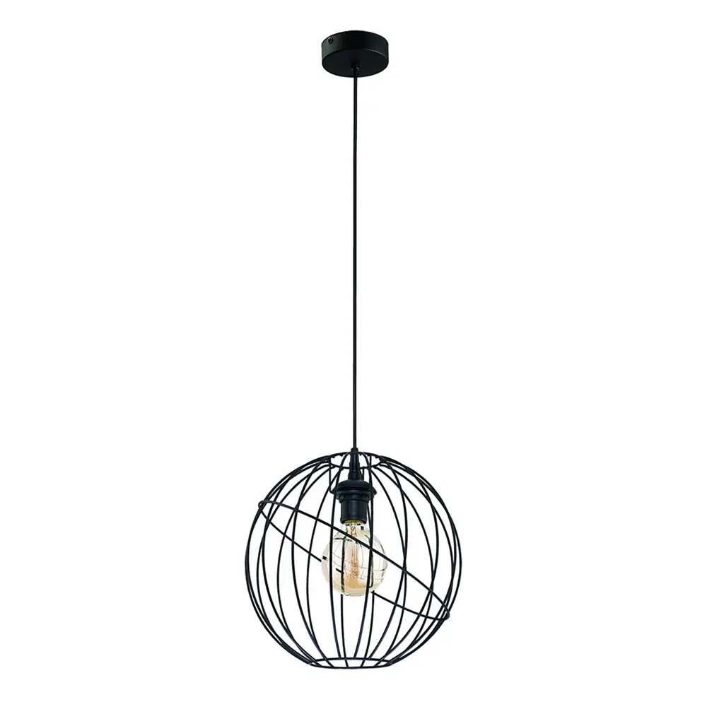 Светильник подвесной Eurosvet Orbita 1626, 1 лампа, 5 м², цвет чёрный TK Lighting STLM-2169052