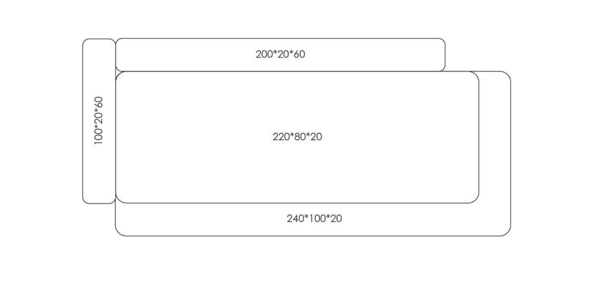 3-местный тканевый диван HANNABI MODEL NO.28 ARCH-00145353 - Вид №2