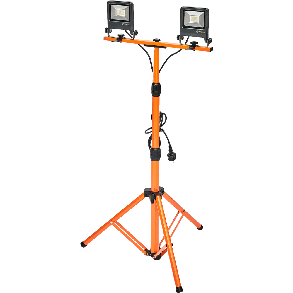 Прожектор светодиодный уличный Ledvance Work Light 2x20 Вт 4000K IP65 на треноге, нейтральный белый свет 82833082 STLM-2208789 