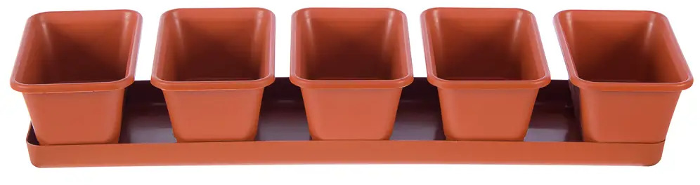 Santreyd Мини-сад 5 — набор горшков для рассады с поддоном 17490405