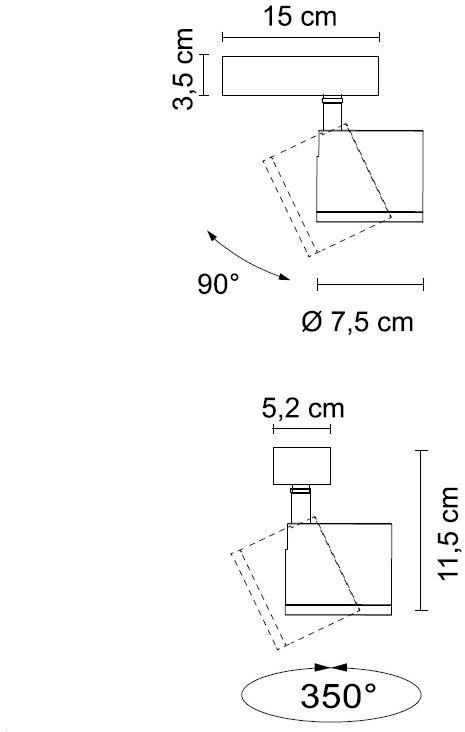EGOLUCE Регулируемый светодиодный прожектор Newton 4611 - Вид №1