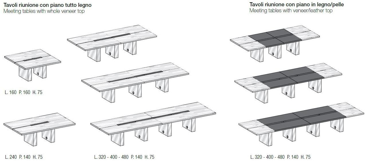 Archiutti Стол для переговоров с системой управления кабелями Ar.tu sun-id-1429333 - Вид №4