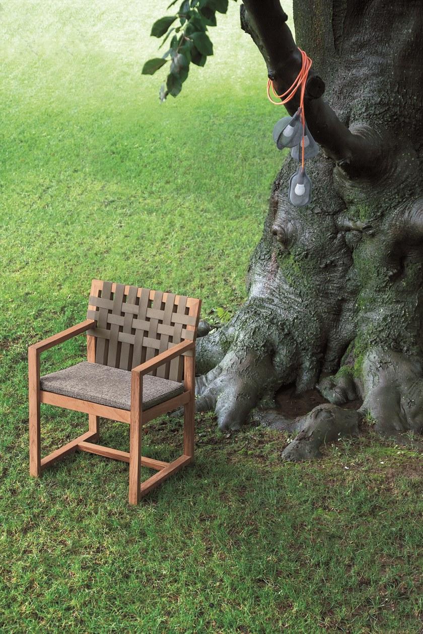 RODA Садовое кресло из тика с подлокотниками Network sun-id-1508932 - Вид №3