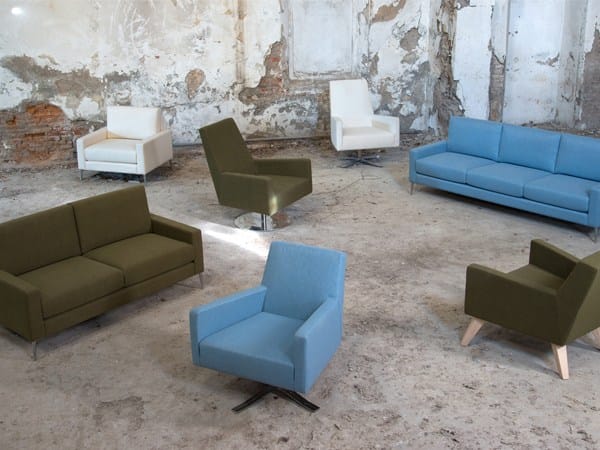 2-местный тканевый диван с огнестойкой обивкой Domingo Salotti ARCH-00117385 - Вид №2