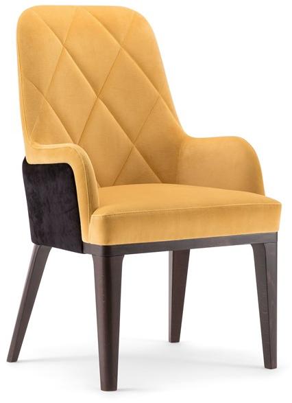 Tirolo Кресло из мягкой ткани с подлокотниками и высокой спинкой Gill 070 pl - Вид №1