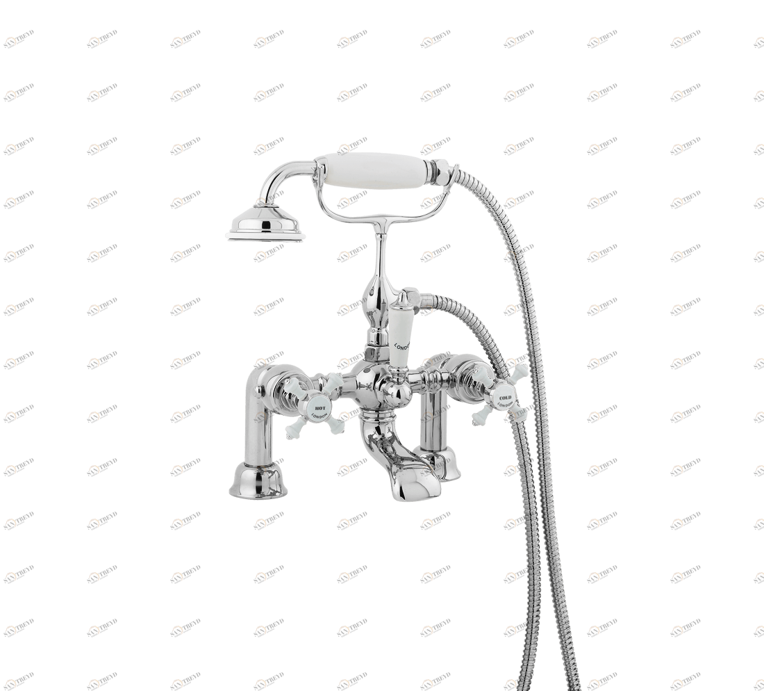 Gentry Home Смеситель для раковины от центра к центру 2 отверстия под смеситель 200 мм Chelsea Хром GH100209