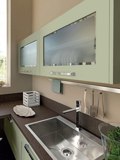 Cucine Lube Кухня из лакированного ясеня с ручками Gallery 12 - Вид №5