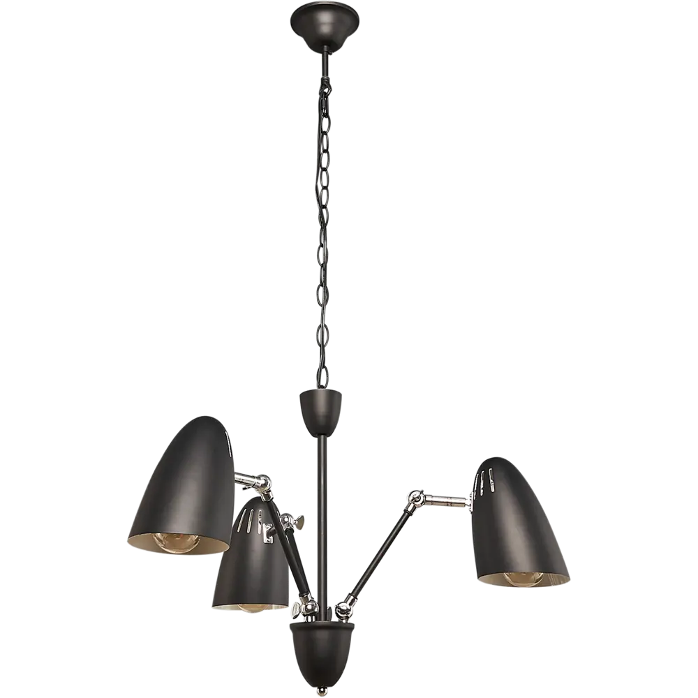 Люстра 1377/3 3xE27x60 Вт, цвет чёрный 18714191 STLM-2177425 JLIGHT 