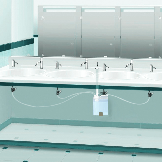 '07722090 Комплект с верхней заправкой для автоматических дозаторов мыла stern  - Вид №1